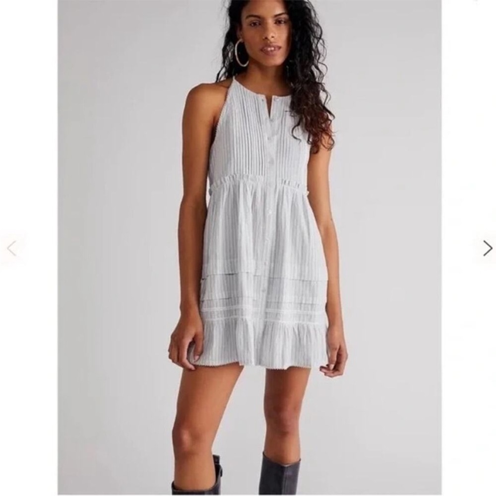 Free People Desert Days Stripe Mini Dress